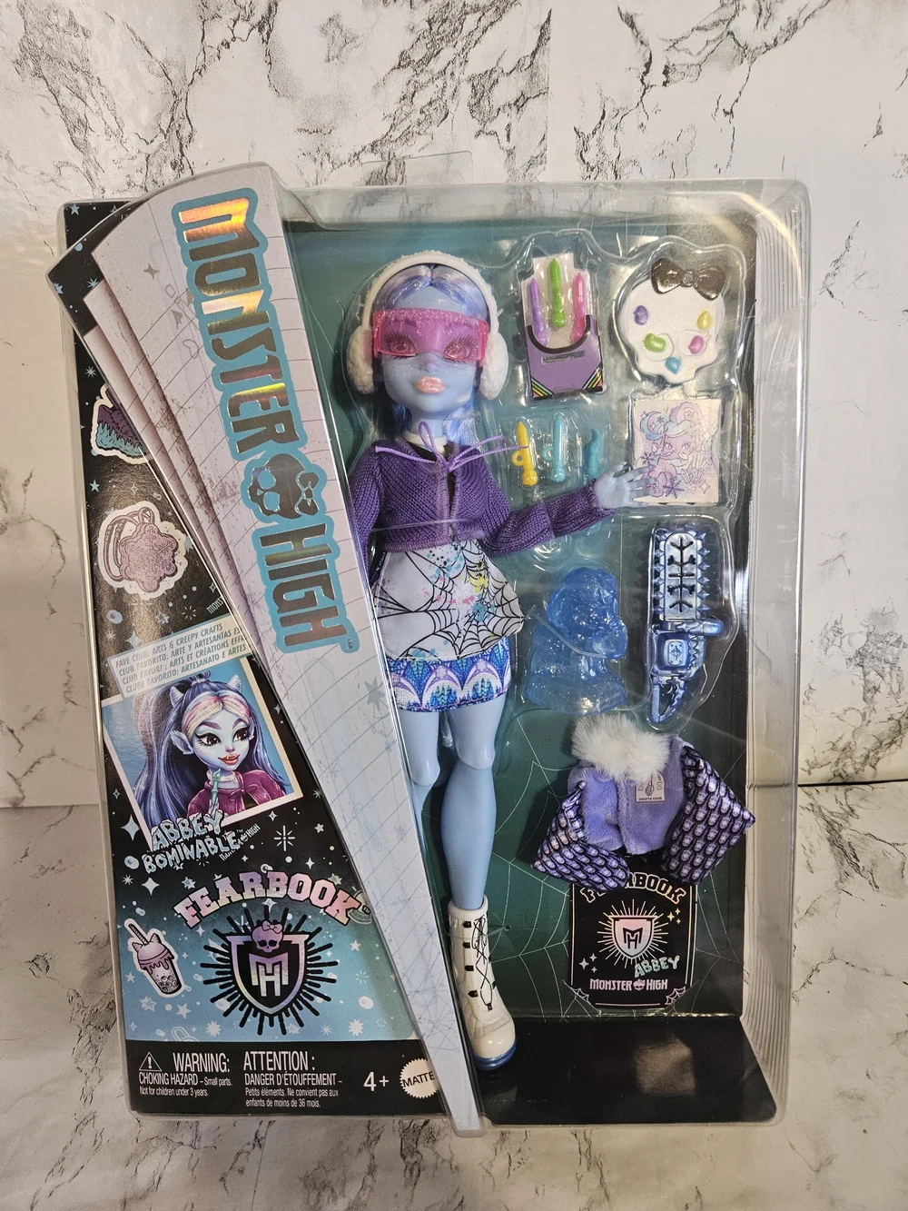 Monster High Abbey Bominable Doll - Fearbook